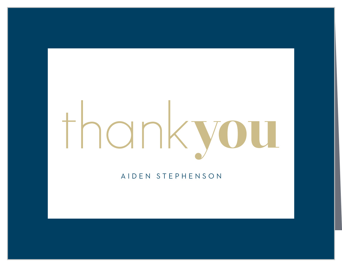 Editorial Grad Graduation Thank You Cards