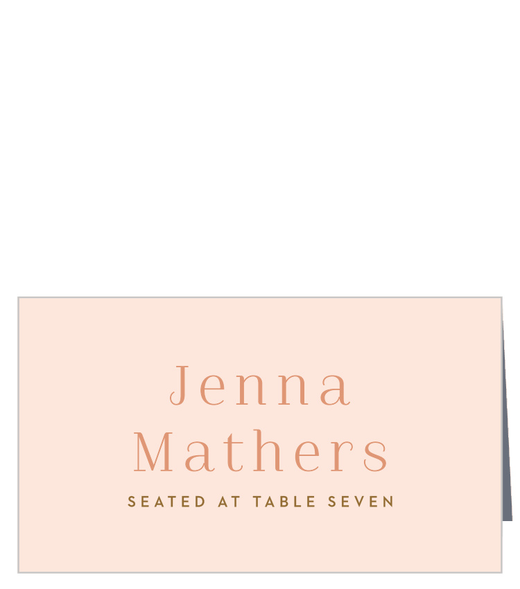 Clean Lines Place Cards