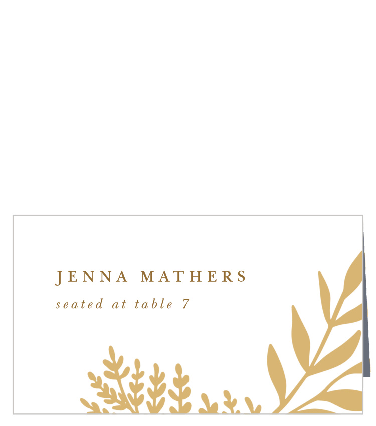 Autumn Leaves Place Cards