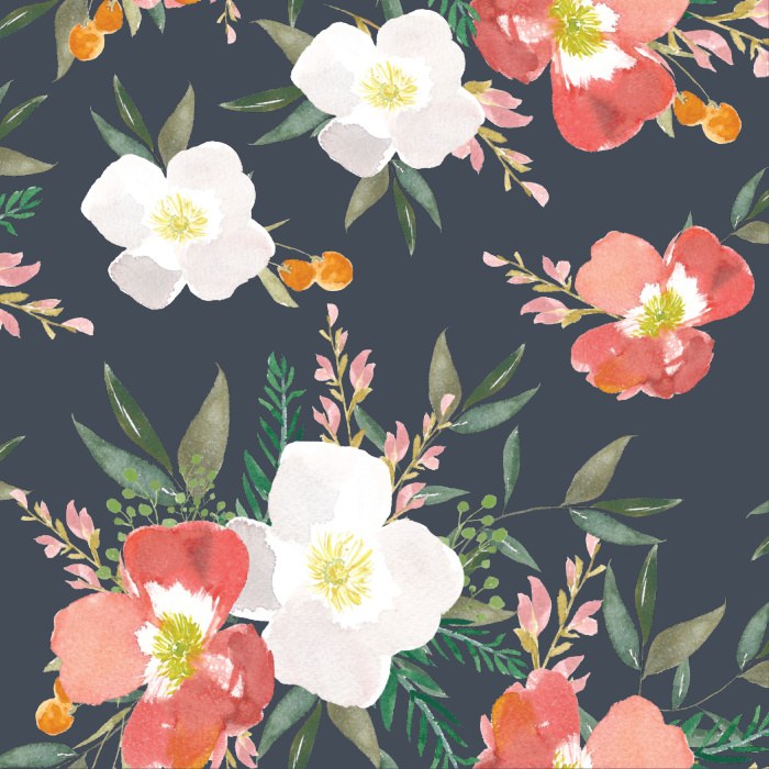 Our Watercolor Roses Peel And Stick Removable Wallpaper brings the feel of nature to your home!