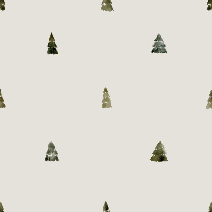 Create a scenic landscape in any room of your home with our Evergreen Trees Peel And Stick Removable Wallpaper. 