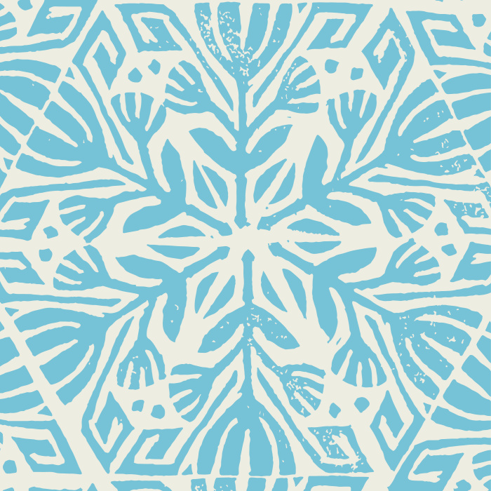 Create the boho-chic interior design you've always wanted with our Stamped Lotus peel and stick removable wallpaper. 