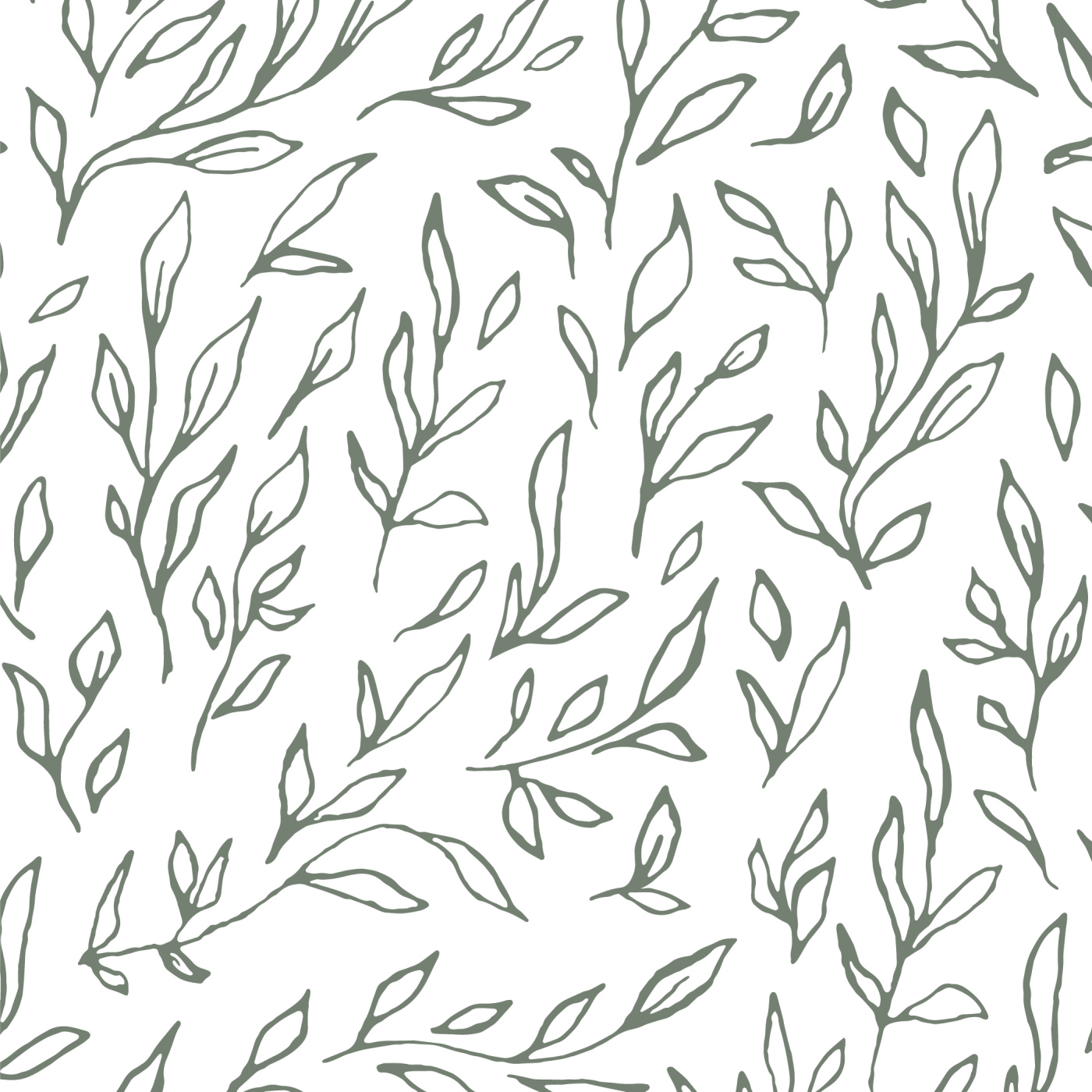 Drawn Vines Wallpaper