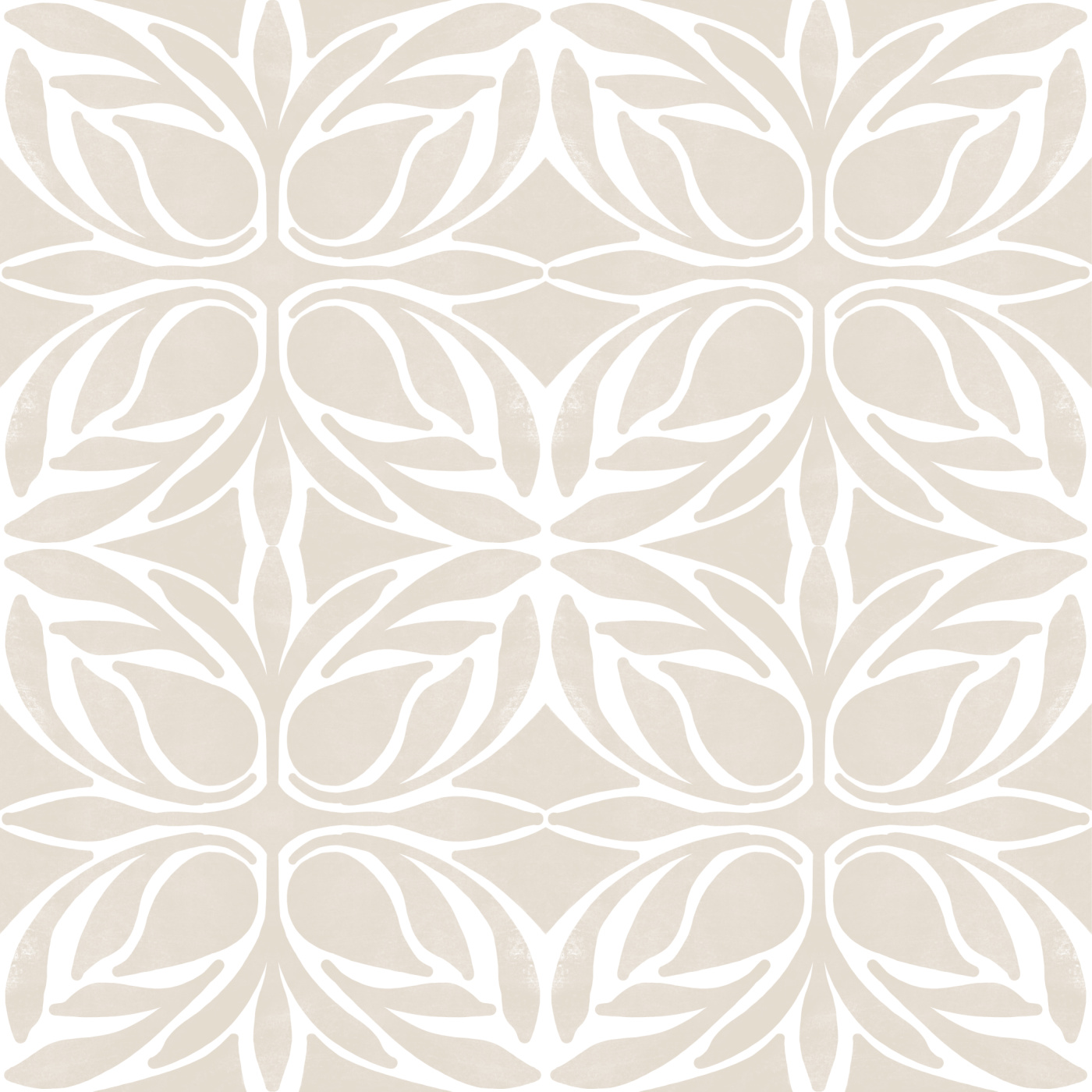 Mirrored Flowers Wallpaper