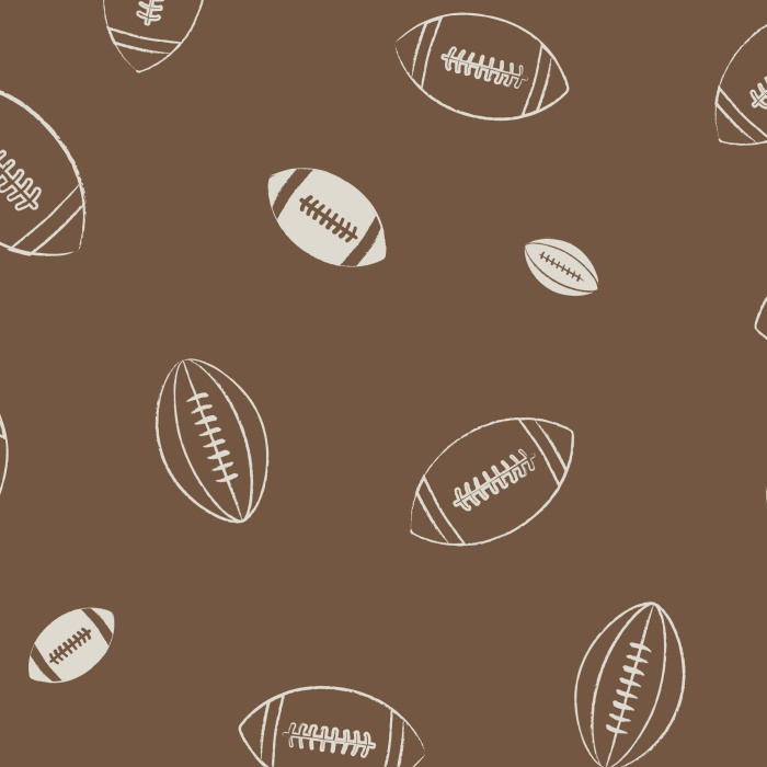 Create the perfect space for your sports lover with our Varsity Football Peel And Stick Removable Wallpaper.