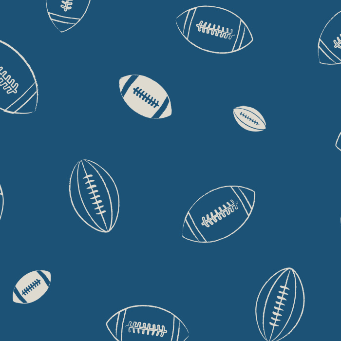 Create the perfect space for your sports lover with our Varsity Football Peel And Stick Removable Wallpaper.