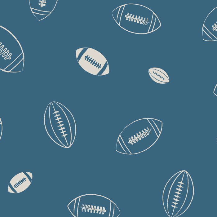 Create the perfect space for your sports lover with our Varsity Football Peel And Stick Removable Wallpaper.