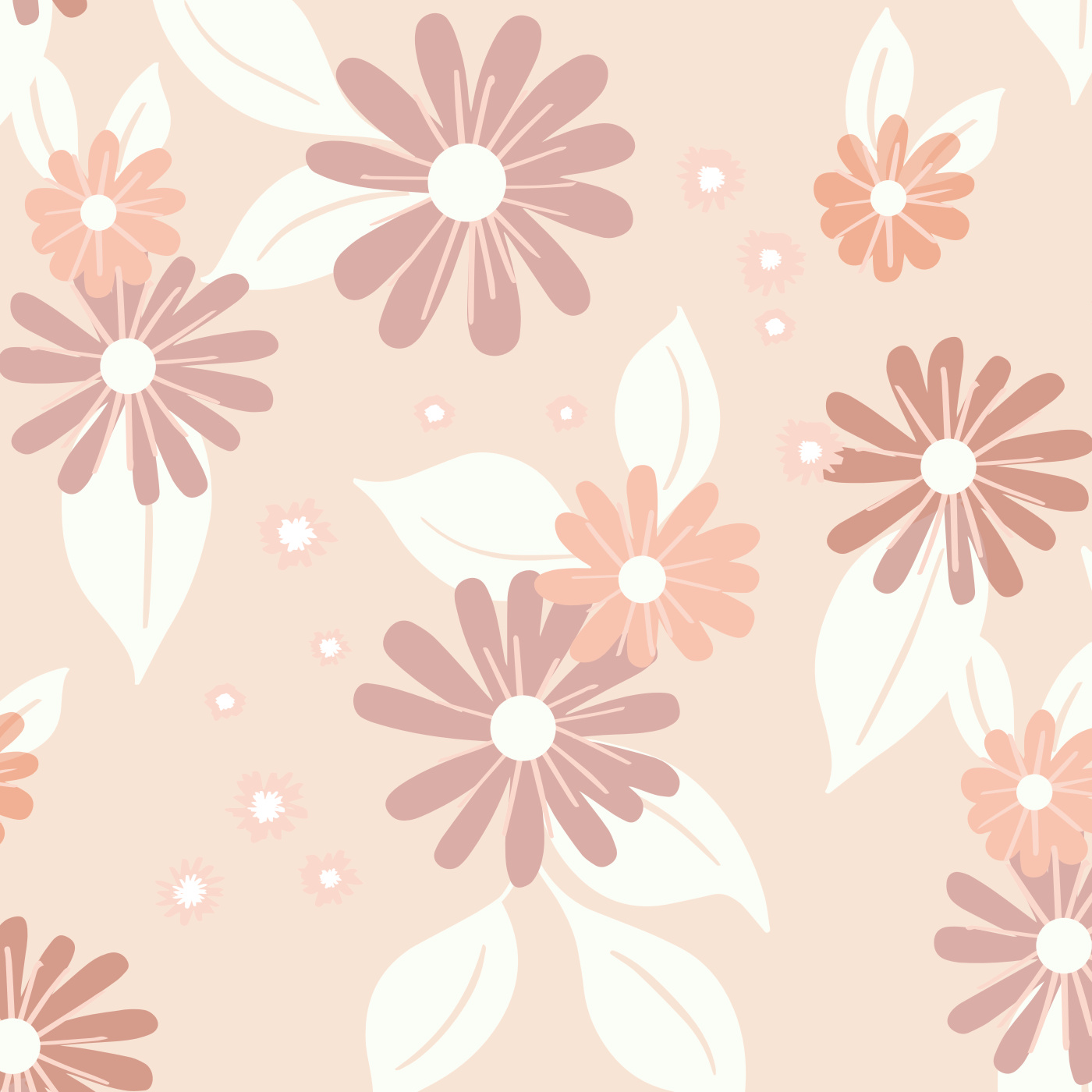 70s Flowers Wallpaper