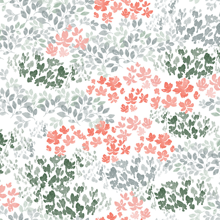 Fill your space with a garden of color with our Watercolor Field Wallpaper.
