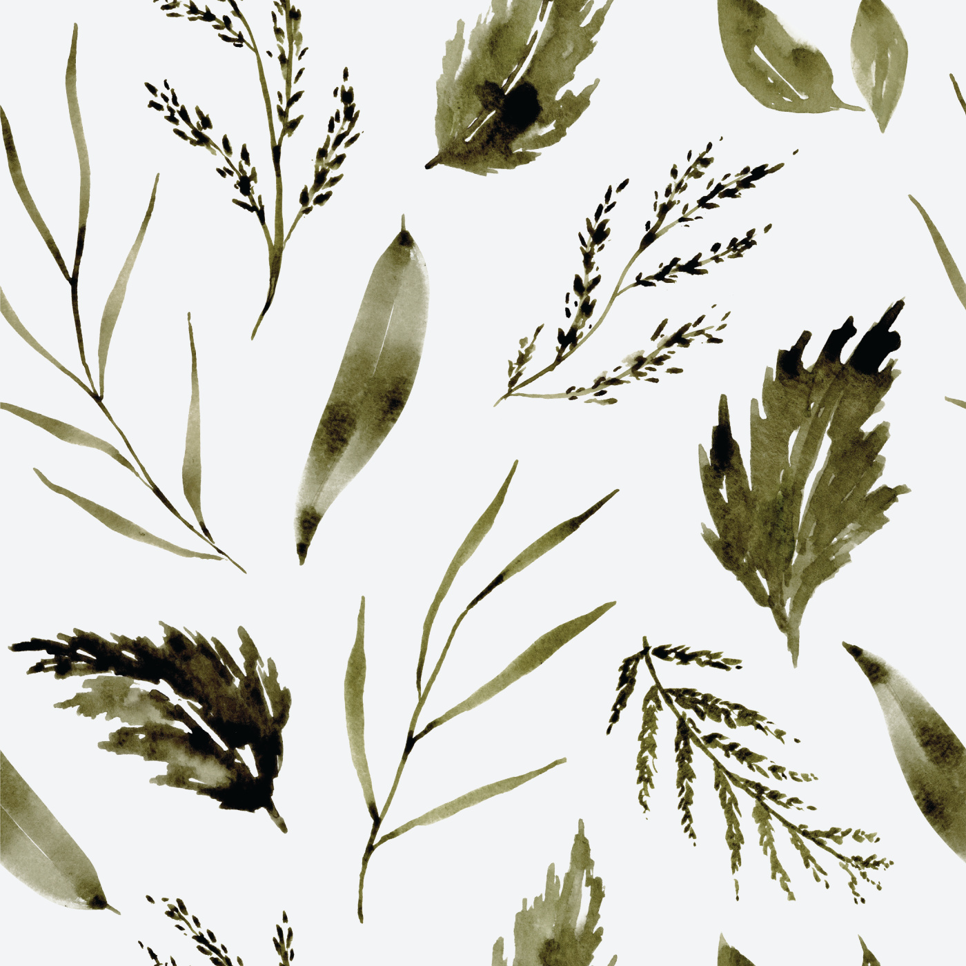 Botany Leaves Wallpaper