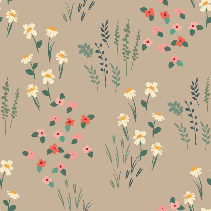 Bring a garden of color into your home with our Spring Field Peel And Stick Removable Wallpaper.
