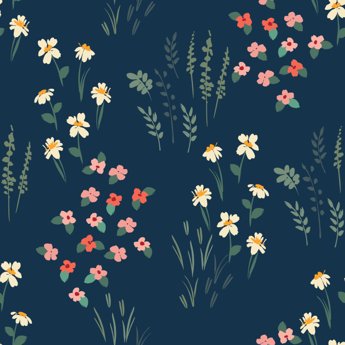 Bring a garden of color into your home with our Spring Field Peel And Stick Removable Wallpaper.