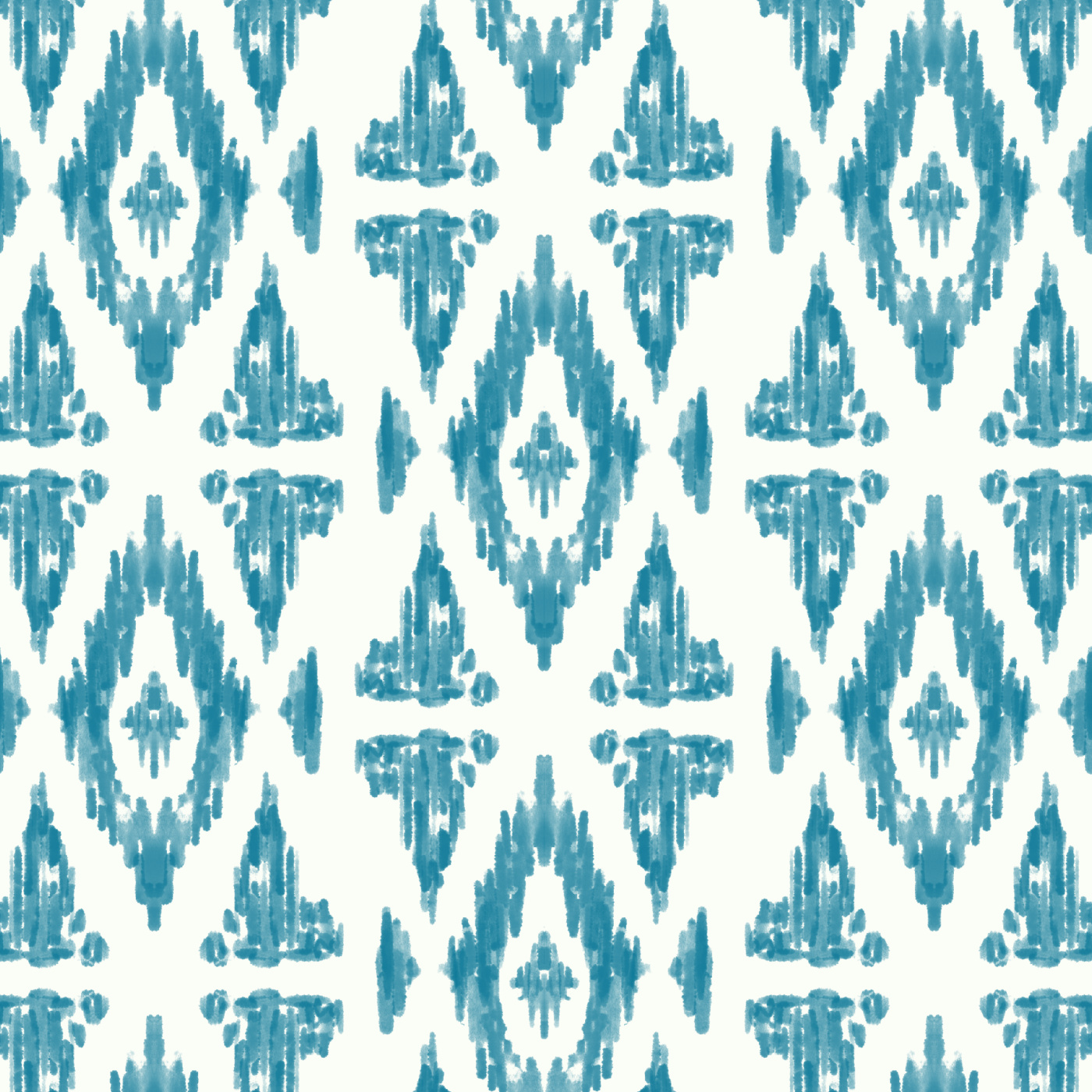 Painted Ikat Wallpaper
