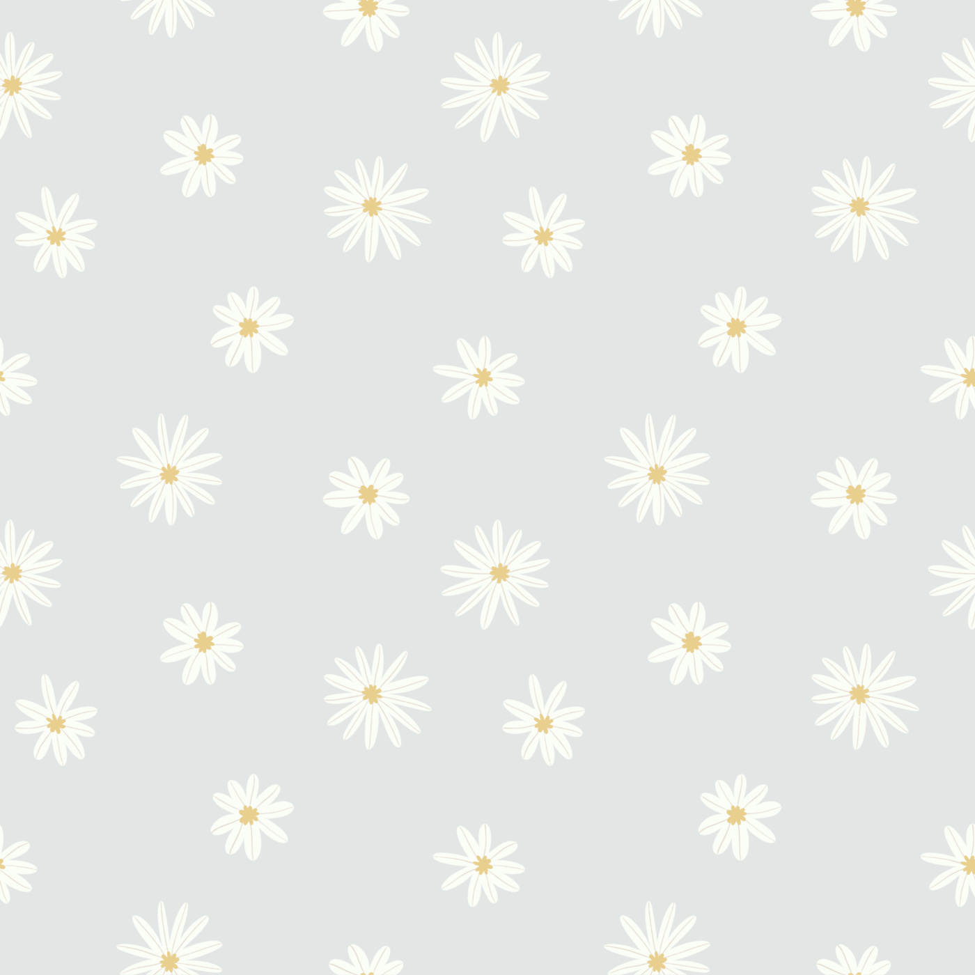 Bitty Daisy Wallpaper