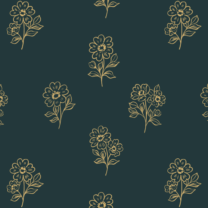 Add some natural charm to any space with our Petit Posie peel and stick removable wallpaper. 