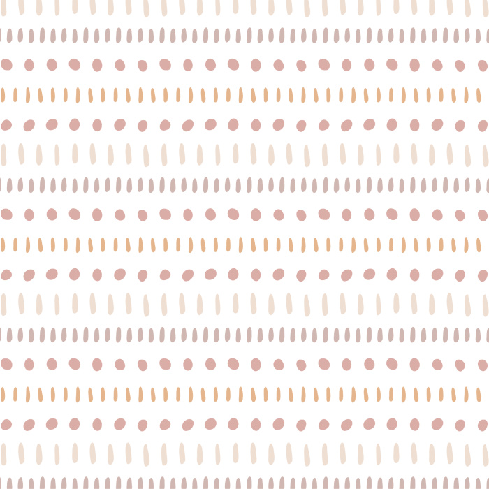 Our Dots and Dashes peel and stick removable wallpaper is sure to be the talk of all your guests!