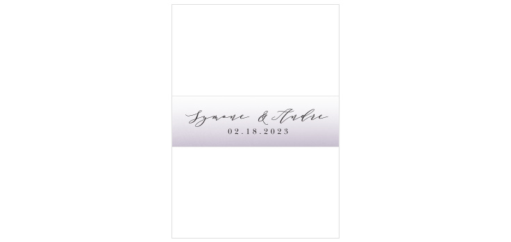 Awesome Ombre Wedding Belly Bands
