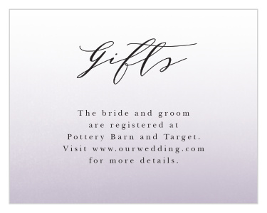 Awesome Ombre Registry Cards
