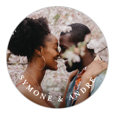 Awesome Ombre Wedding Stickers