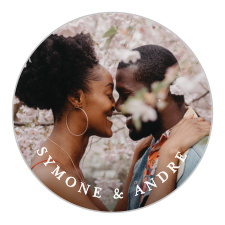 Detail your wedding suite with our elegantly simple Awesome Ombre Wedding Stickers!