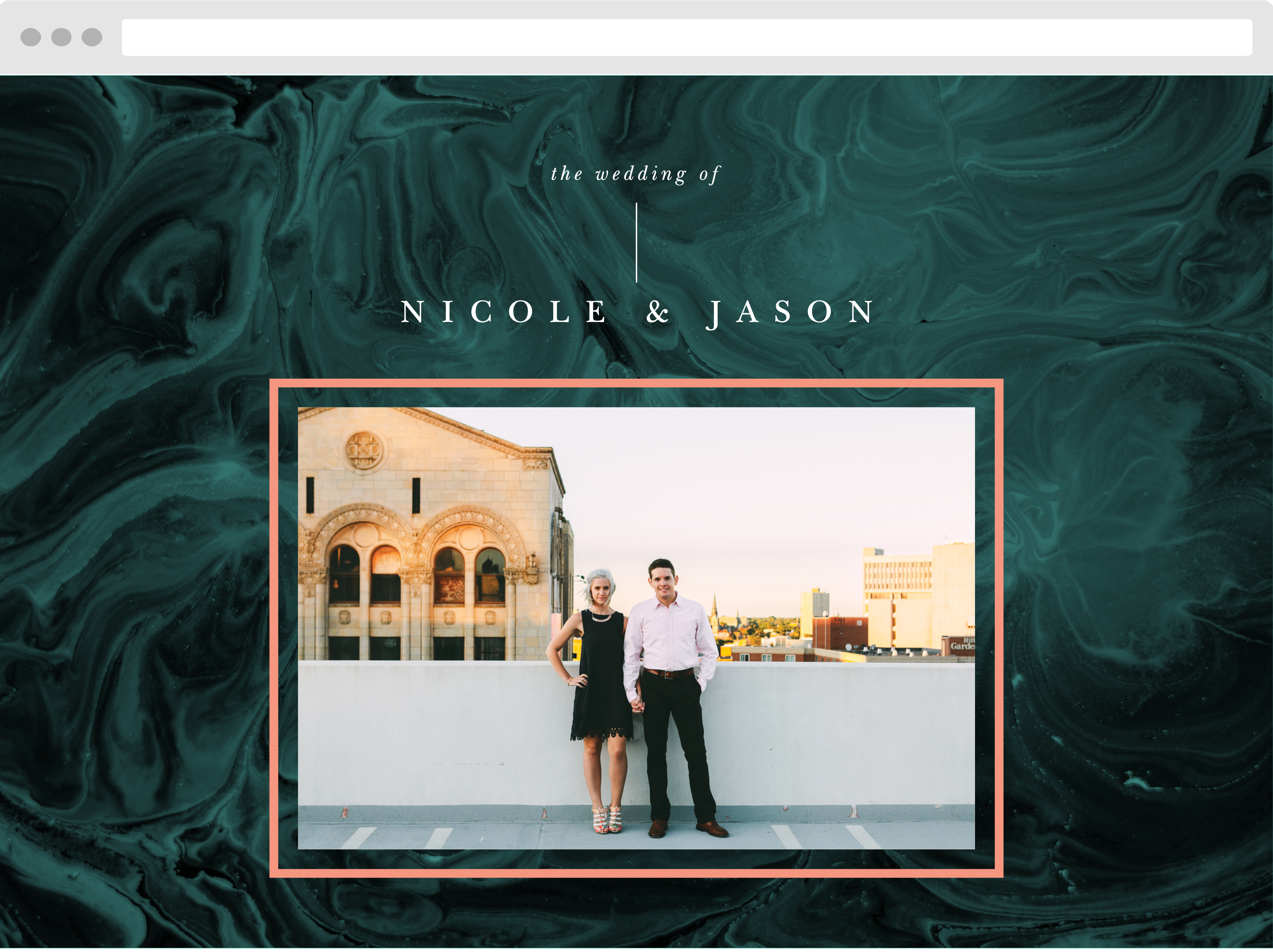 Simply Formal Wedding Website