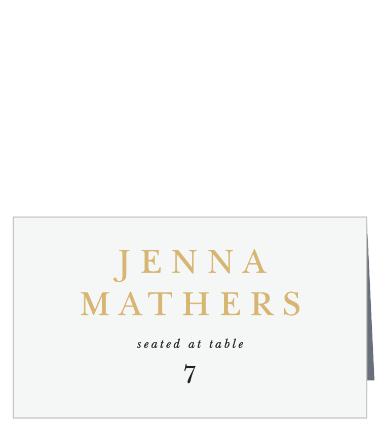 Timeless Classic Place Cards