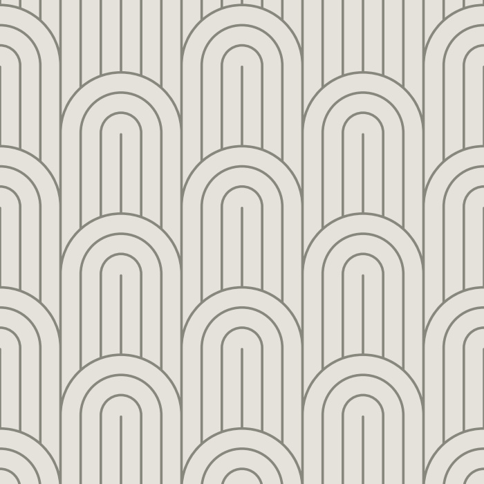 Create a groovy statement on any wall of your home with our Deco Waves peel and stick removable wallpaper.