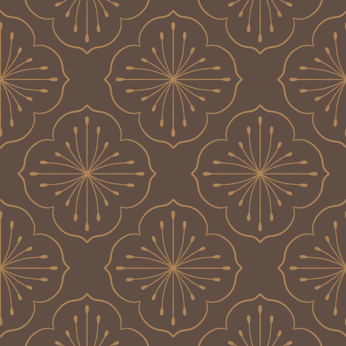 Our Floral Medallion peel and stick removable wallpaper adds an eye-catching design to any wall in your home.
