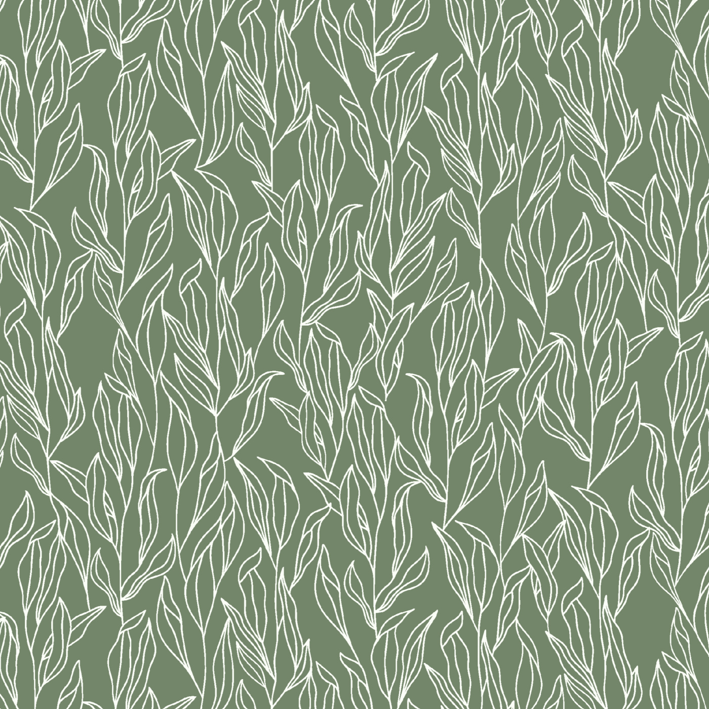 Lined Vines Wallpaper