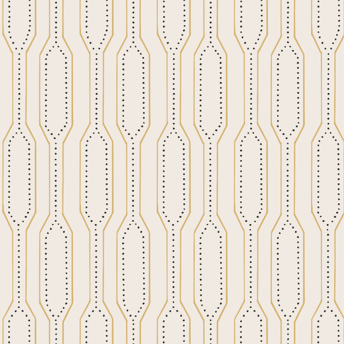 Make a bold statement on any wall in your home with our Modern Deco peel and stick removable wallpaper.