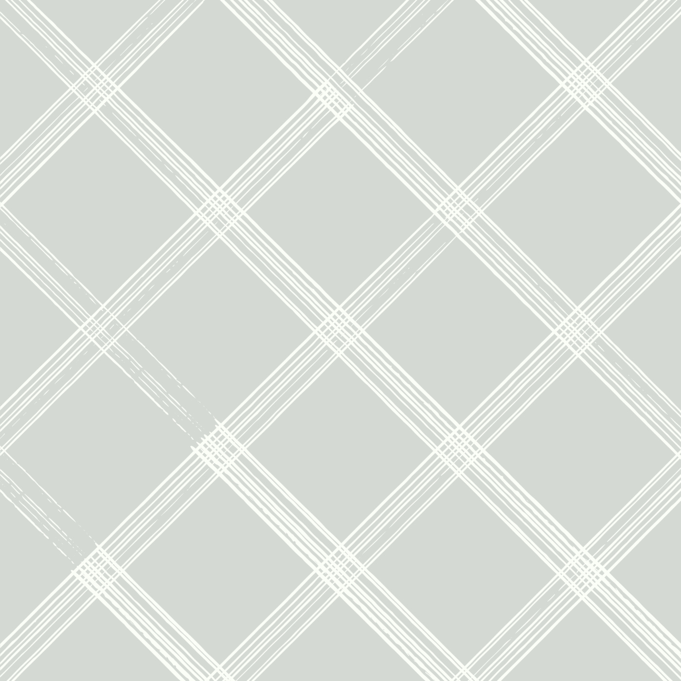 Distressed Gingham Wallpaper