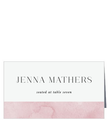 Colorful Band Place Cards