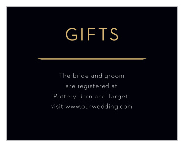 Golden Photo Registry Cards