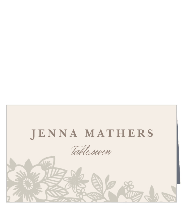 Elegant Lace Place Cards
