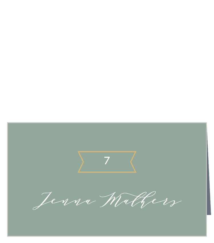 Contemporary Banner Place Cards
