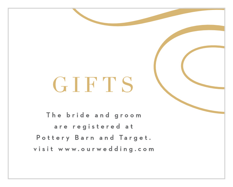 Timeless Swirls Registry Cards