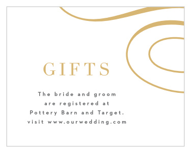Timeless Swirls Registry Cards
