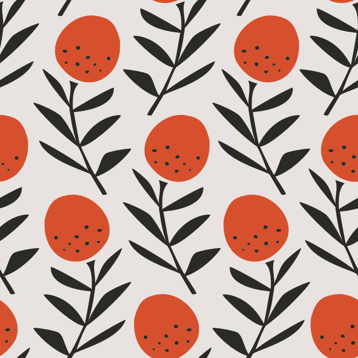 Add a floral touch to any wall in your home with our Retro Stems Peel And Stick Removable Wallpaper.