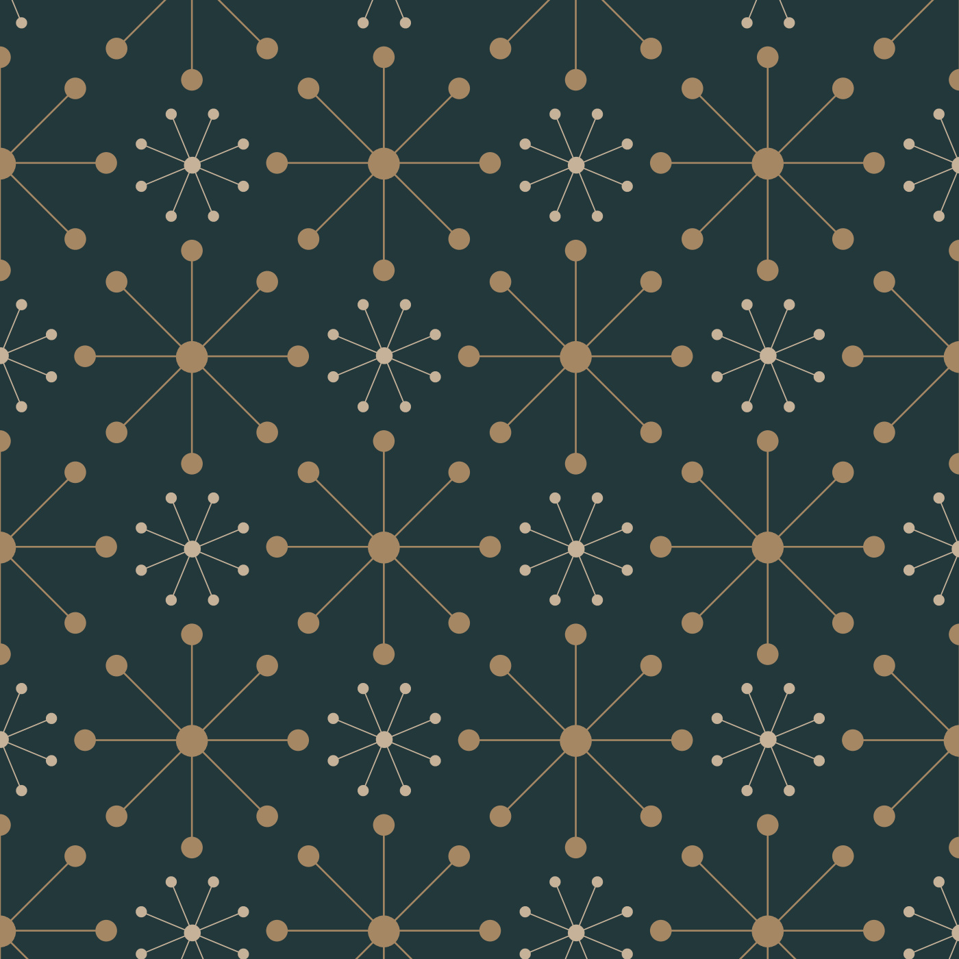 Radiant Deco Wallpaper