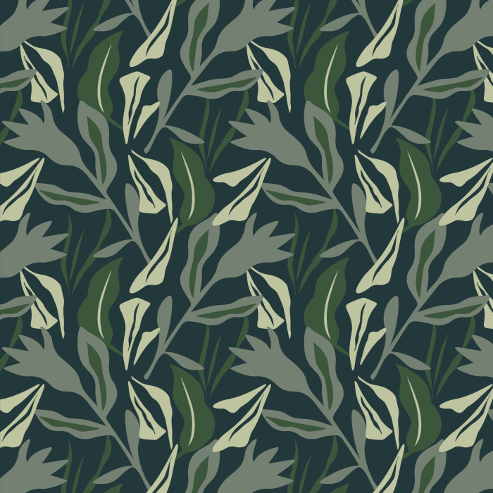 Create a tropical oasis on any wall in your home with our Mixed Greens Peel And Stick Removable Wallpaper.