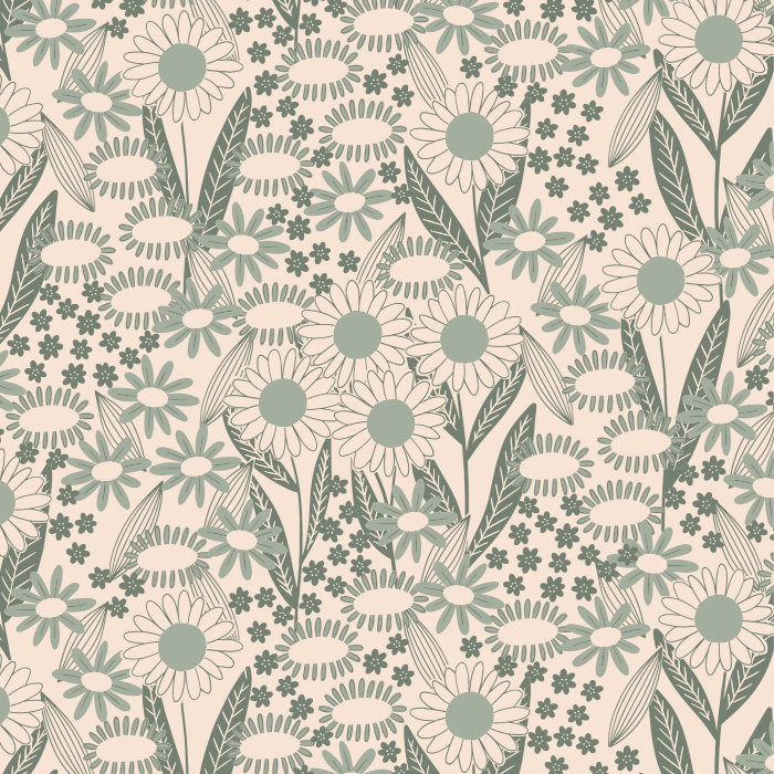 Add an eye-catching design to any wall in your home Retro Field Peel And Stick Removable Wallpaper.