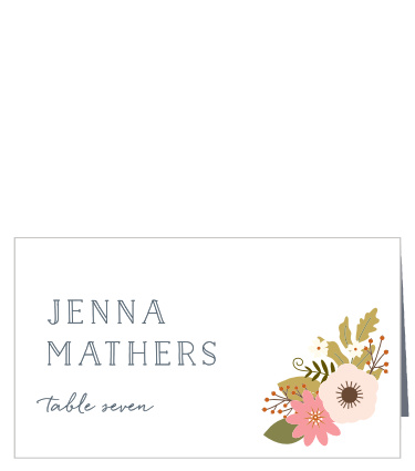 Retro Ribbon Place Cards
