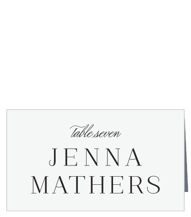 Lovely Opaque Place Cards