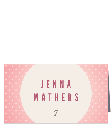 Ribbons & Confetti Place Cards