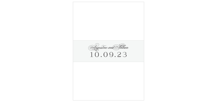 Lovely Opaque Wedding Belly Bands