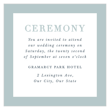 Forever & Always Ceremony Cards