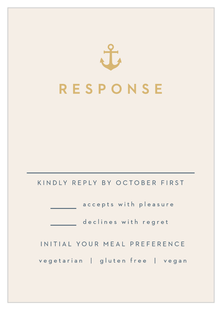 Maritime Anchor Response Cards