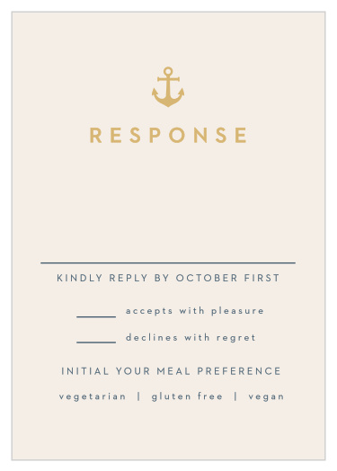 Maritime Anchor Response Cards