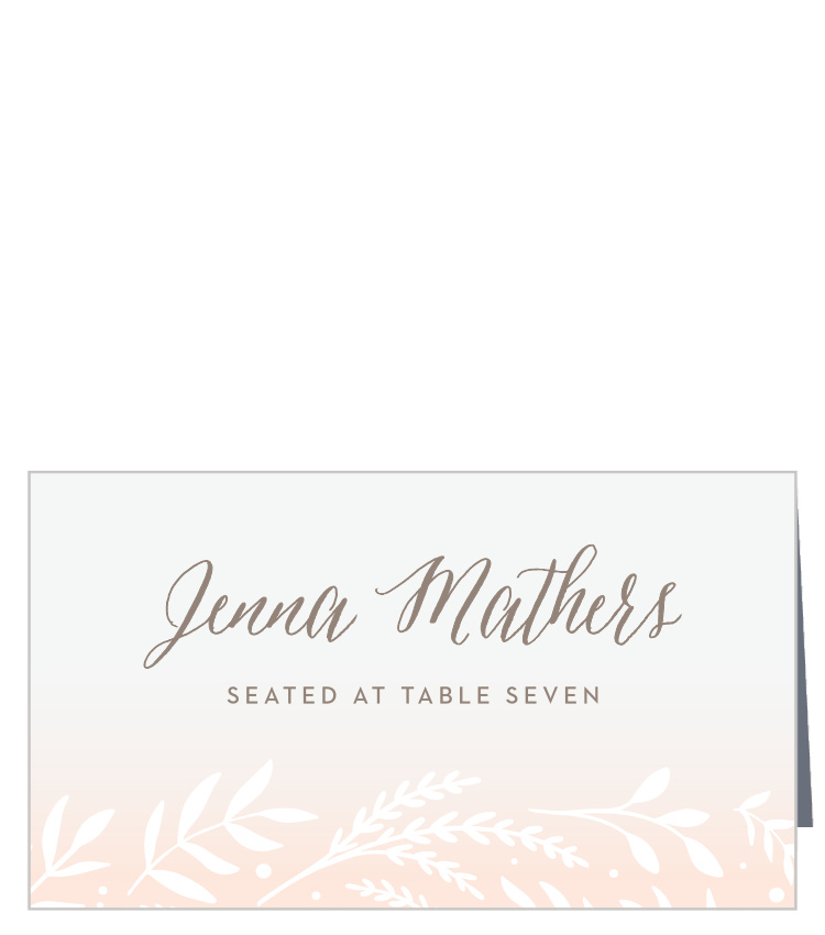 Flowering Script Place Cards