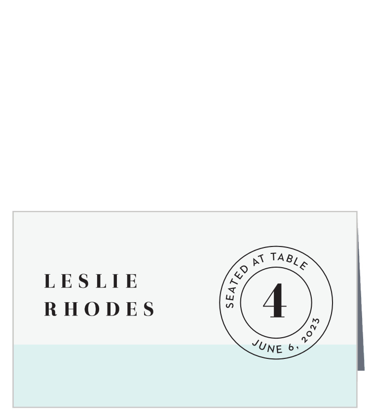 Sheer Stripe Place Cards